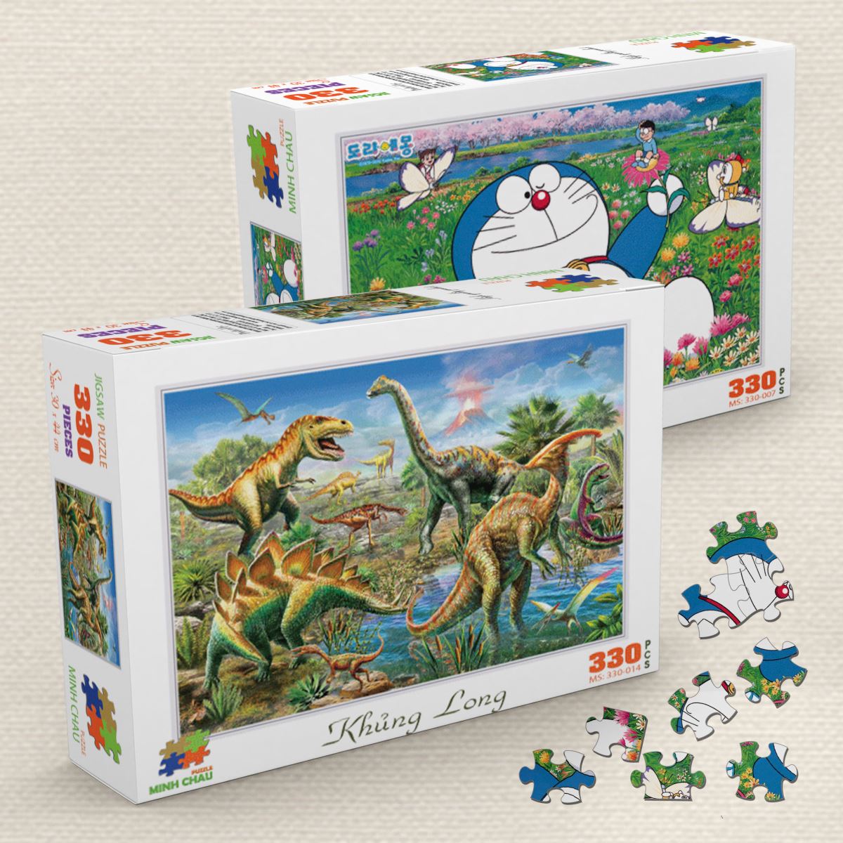 Tranh xếp hình 330 mảnh (30 x 44cm)