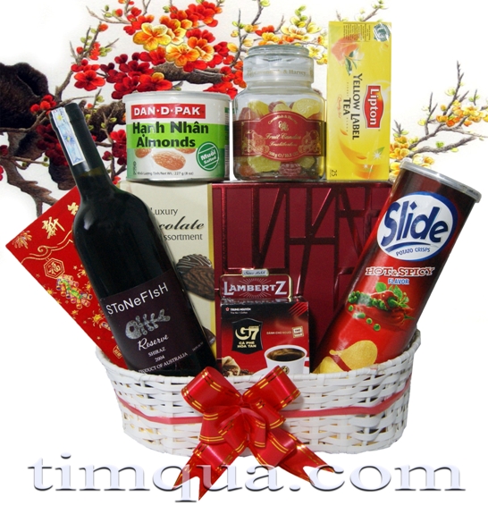 Giỏ Quà Tết Đánh Thức Mùa Xuân