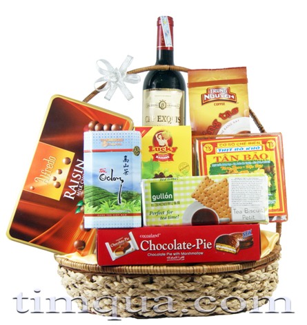 Giỏ Quà Tết Phú Quý Toàn Gia