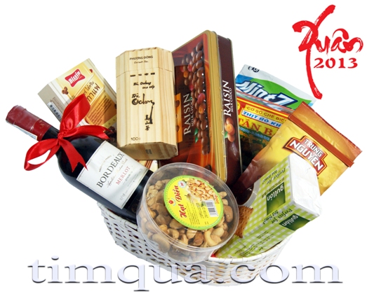 Giỏ quà tết Nắng Xuân