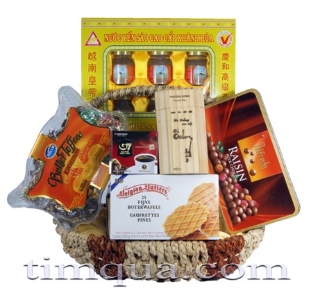 Giỏ quà Tết Xuân Thịnh Vượng