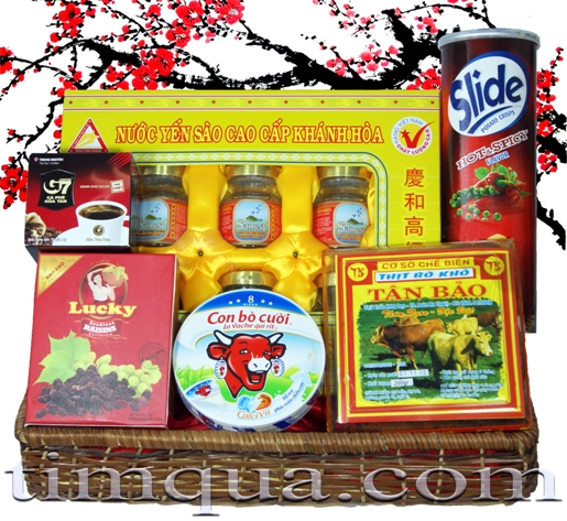 Giỏ quà tết Toàn Gia Hạnh Phúc