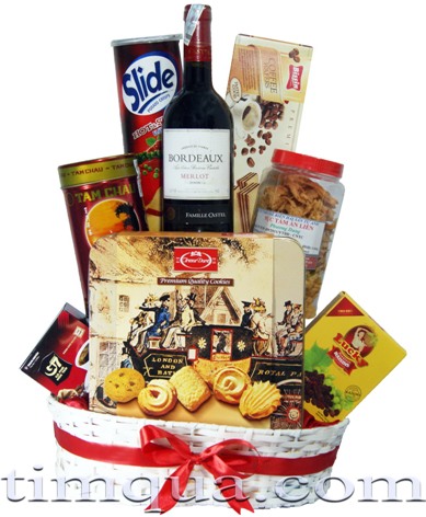 Giỏ quà tết Xuân An Vui