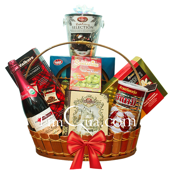 Giỏ Quà Tết Ban Mai Xanh 4 2020