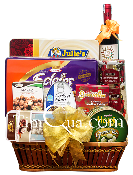 Giỏ Quà Tết Thịnh Vượng