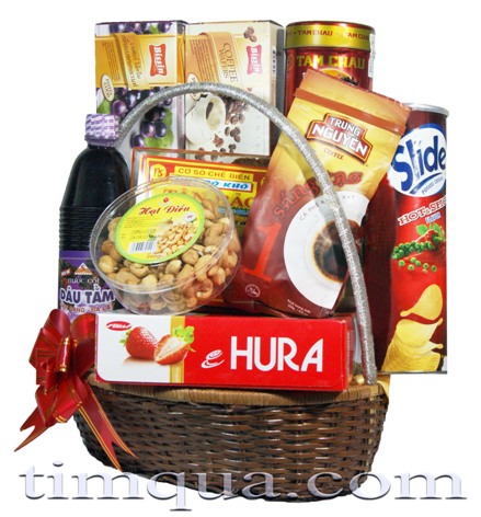 Giỏ quà tết Tài Lộc Xum Vầy